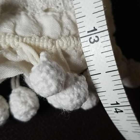 Anthropologie Vanessa Virginia pom pom peasant top - Picture 7 of 8